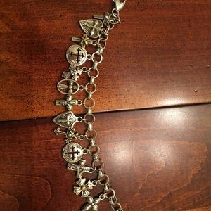 Brighton crosses charm bracelet